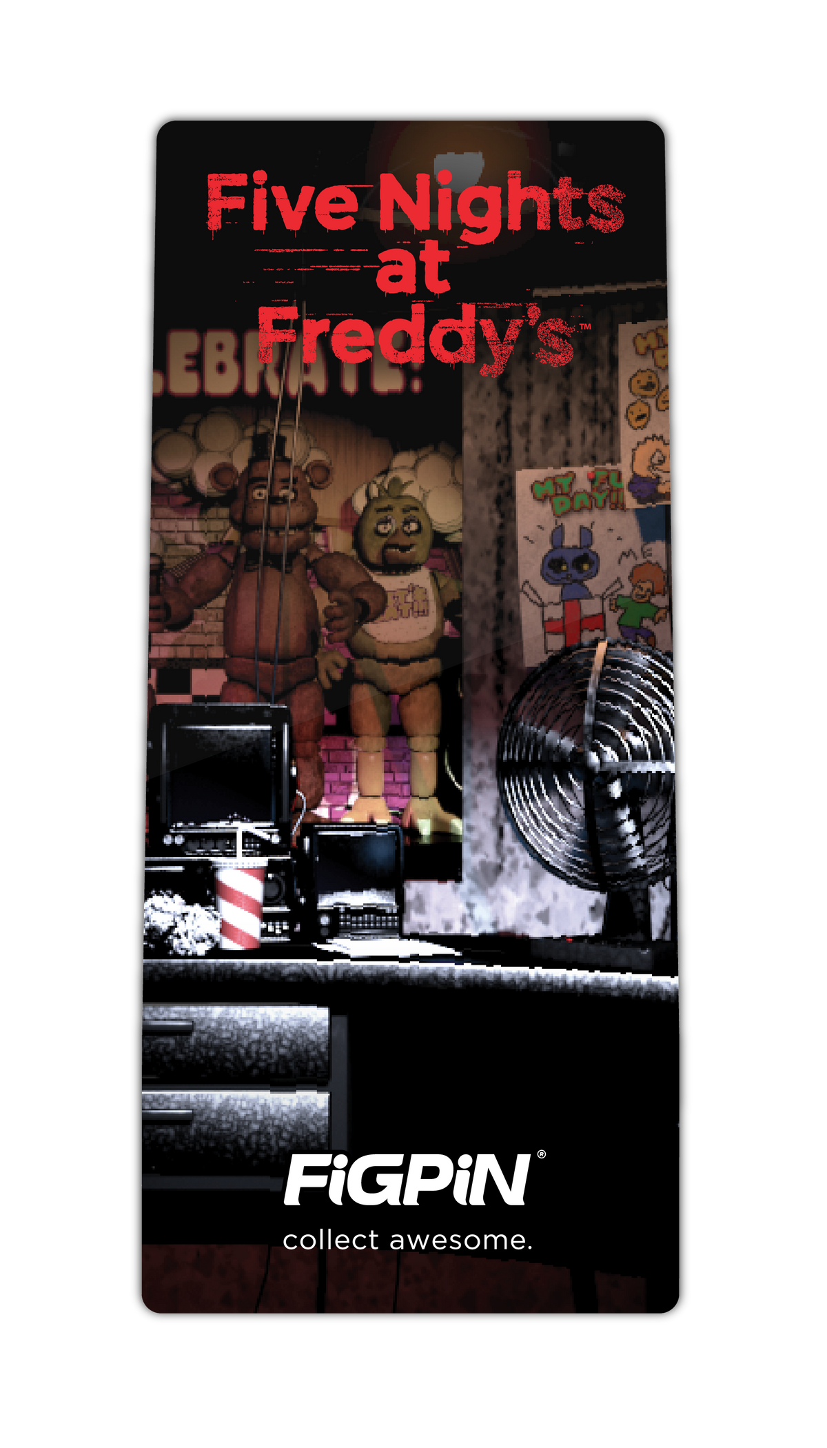 FiGPiN Foxy (GITD) #1618 Five Nights at Freddy's Plastic Empire Exclus