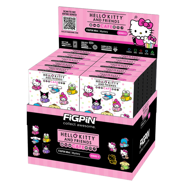 FiGPiN Hello Kitty & Friends: Cafe Mystery Series 3 - Sealed Case