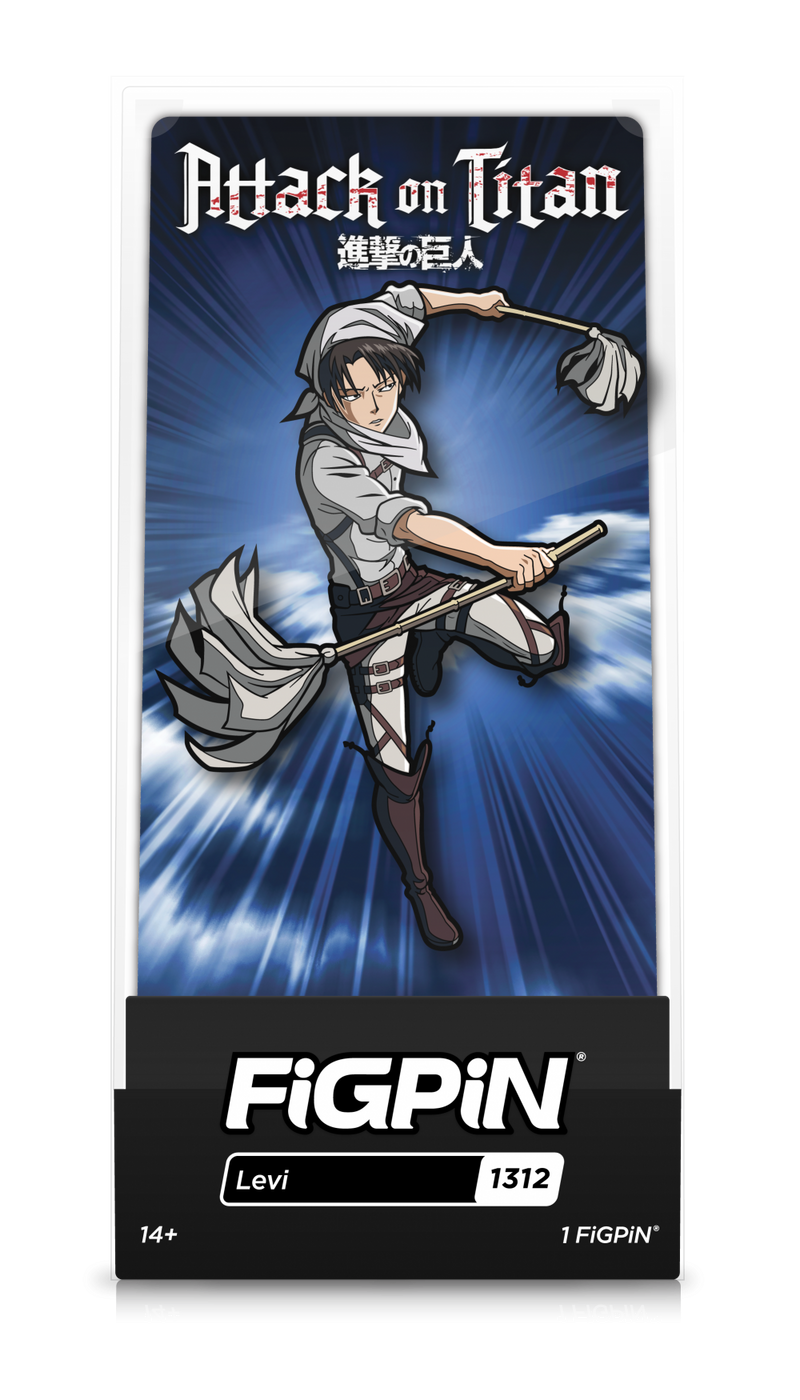 FiGPiN Pops and Pins Exclusive Cleaning Levi