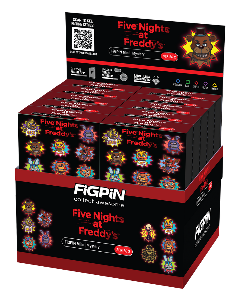 FiGPiN Five Night at Freddys FNAF Mystery Series 2 - Sealed Case