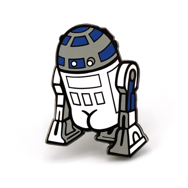 Butts on Things R2D2 - Star Wars - Artooty Droid with a BUTT Enamel Lapel Pin