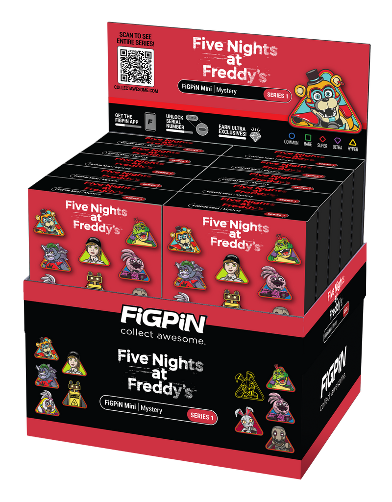 FiGPiN Five Night at Freddys FNAF Security Breach Mystery Series 1 - Sealed Case