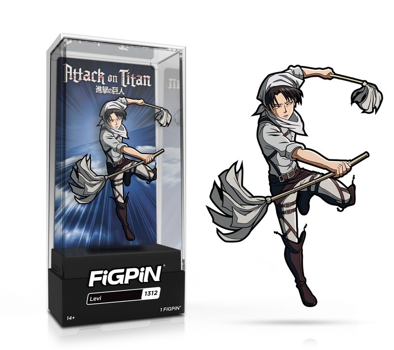 FiGPiN Pops and Pins Exclusive Cleaning Levi