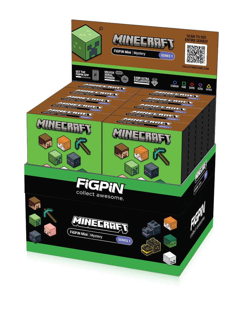 FiGPiN Minecraft Mystery Series 1 - Sealed Case