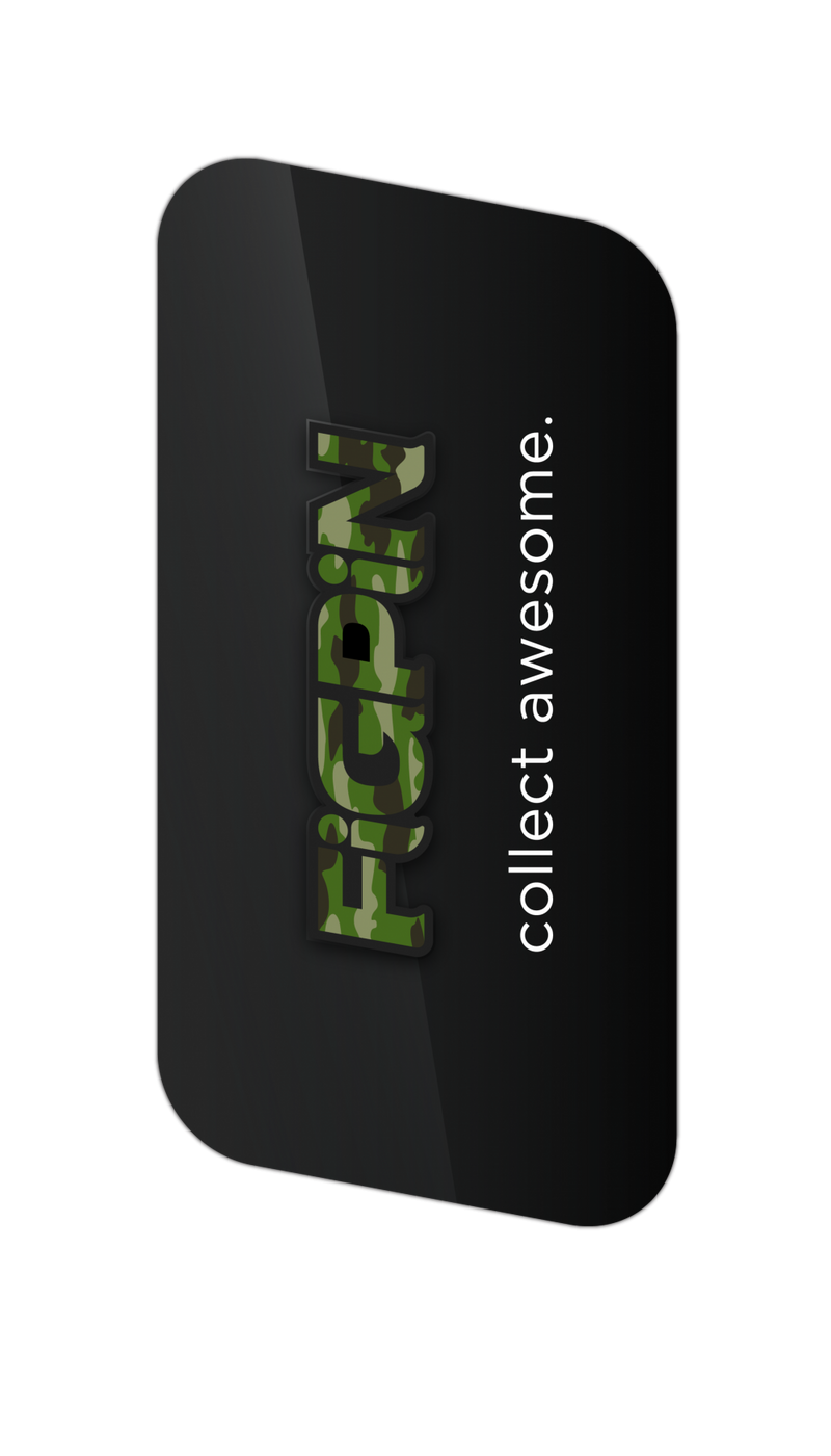 FIGPIN Logo L9 Green Camo on Black *Unlocked* 1st Edition