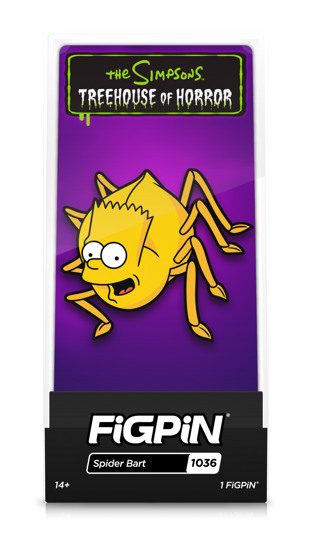 FIGPIN Spider Bart #1036 Simpsons Treehouse of Horror