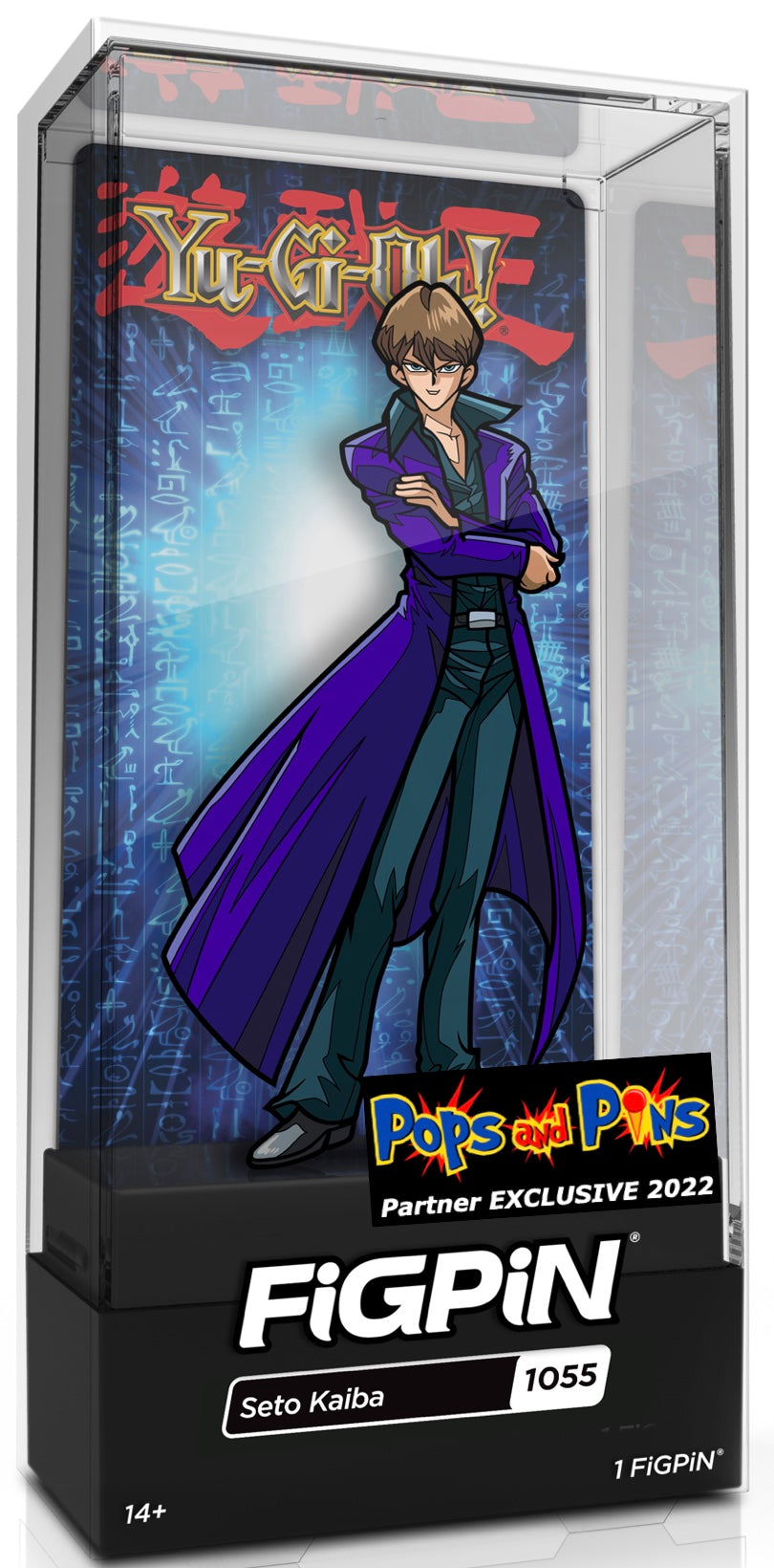FiGPiN Pops and Pins Exclusive Seto Kaiba #1055 LE 1500 YuGiOh