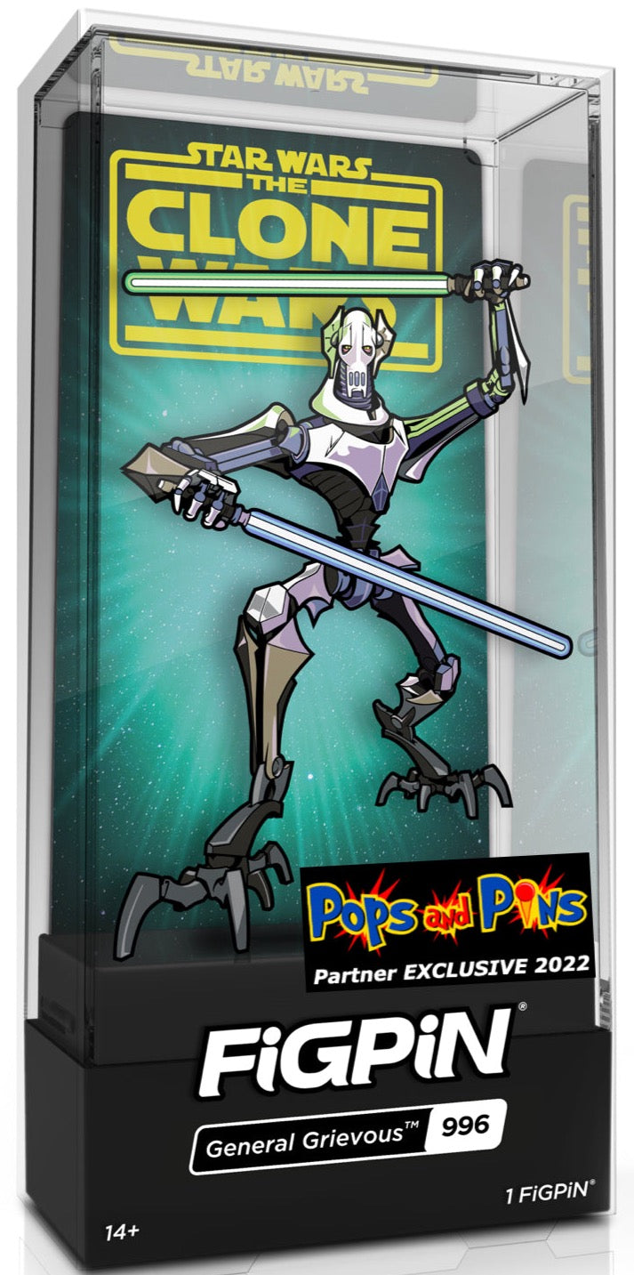FiGPiN Pops and Pins Exclusive General Grievous